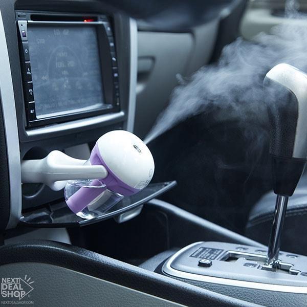 Car Air Humidifier and Aromatherapy Essential Oil Diffuser (4