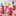 12 pezzi - Coniglietto colorato Cupcake Toppers-Next Deal Shop-Next Deal Shop