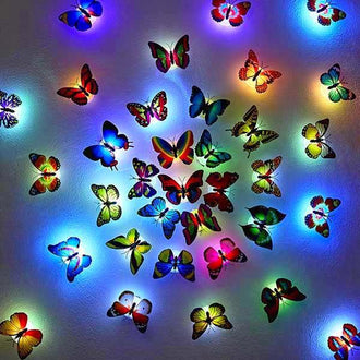 10 Pcs Romantic Magic LED Butterfly