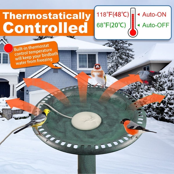 Bird Bath Heater with Built in Thermostat Next Deal Shop EU