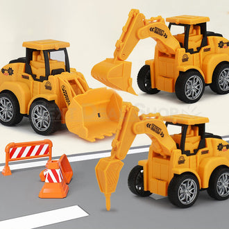 Push and Go Construction Vehicle Toy