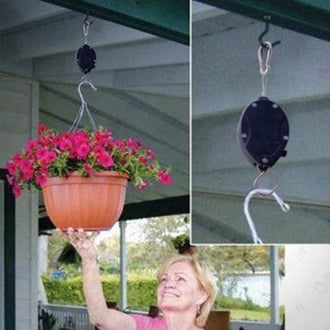 2 Pcs Plant Hook Pulley - Easy Way to Care For Your Hanging Plants!