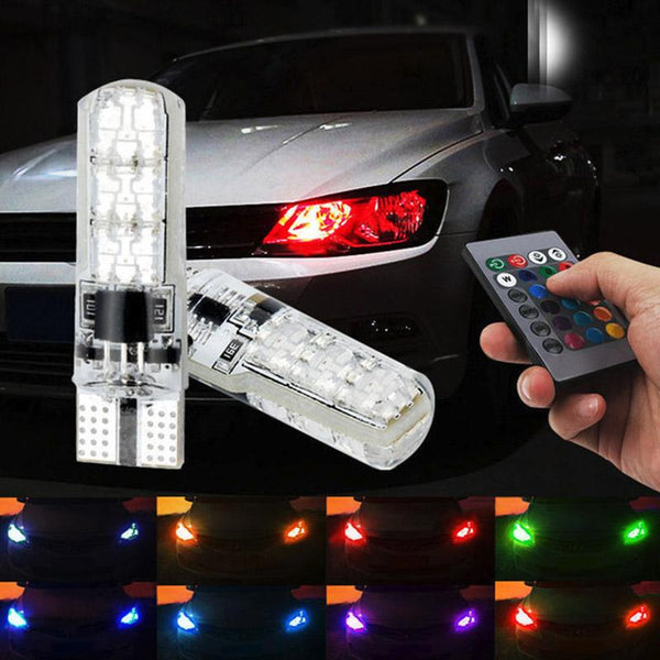 2 Pcs fari multi-colorati auto a LED – Prossimo negozio di offerta UE