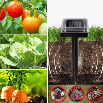 Solar-Powered Pest Repeller - Say Goodbye to Moles!