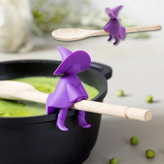 Silicone Witch Spoon Holder